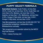 Puppy Select Formula Guaranteed Analysis