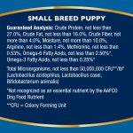 Guaranteed Analysis Small Breed Puppy