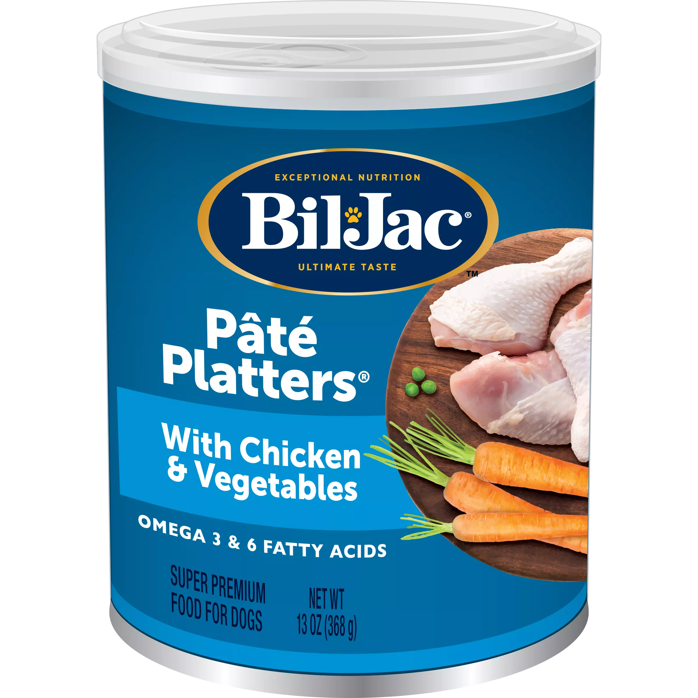 Bil-Jac Pate Platters with Chicken & Vegetables