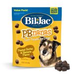 10 ounce pouch of PBnanas dog treats